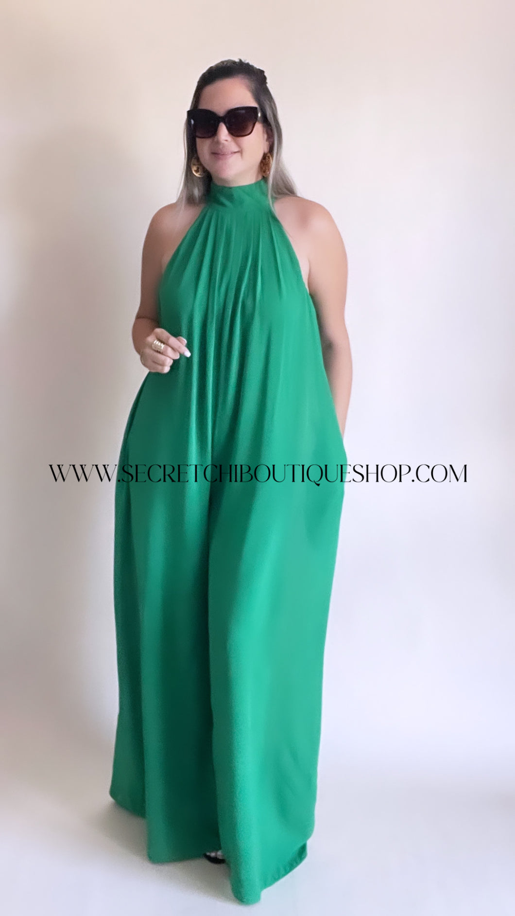 Palazo Jumpsuit Green