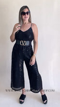 Cargar imagen en el visor de la galería, Black Sequin Jumpsuit
