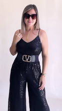 Cargar imagen en el visor de la galería, Black Sequin Jumpsuit
