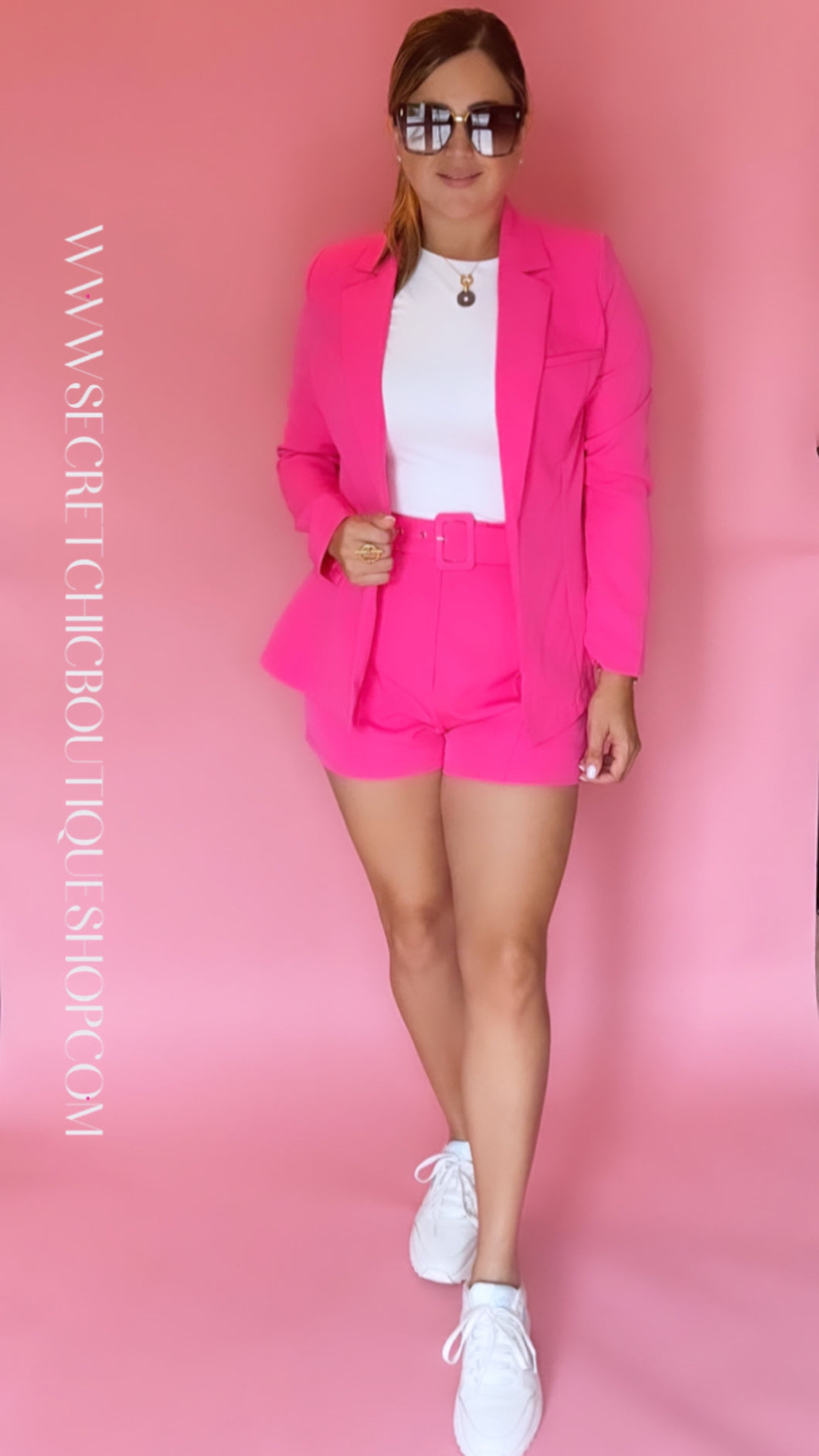 Pink Blazer Set