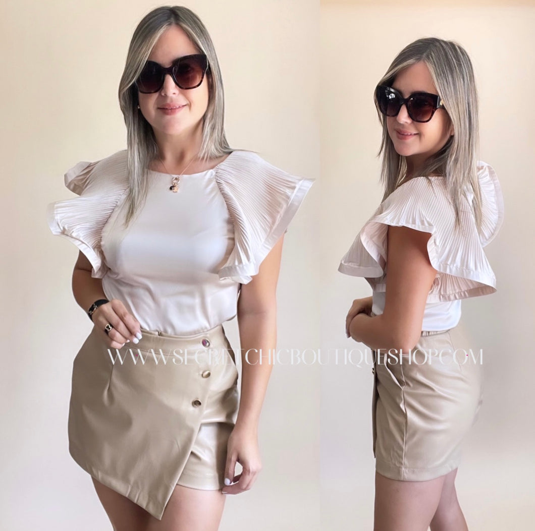 Taupe Skort