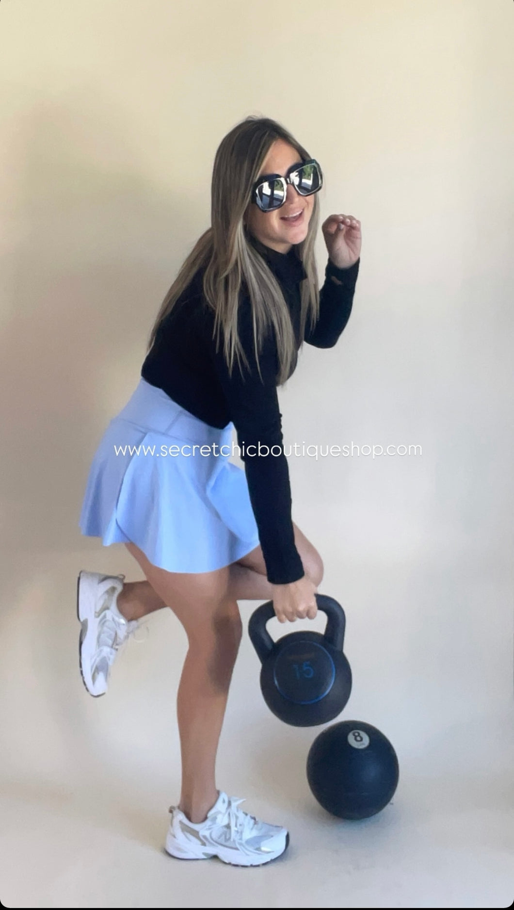 Fitnesschic Blue Skort