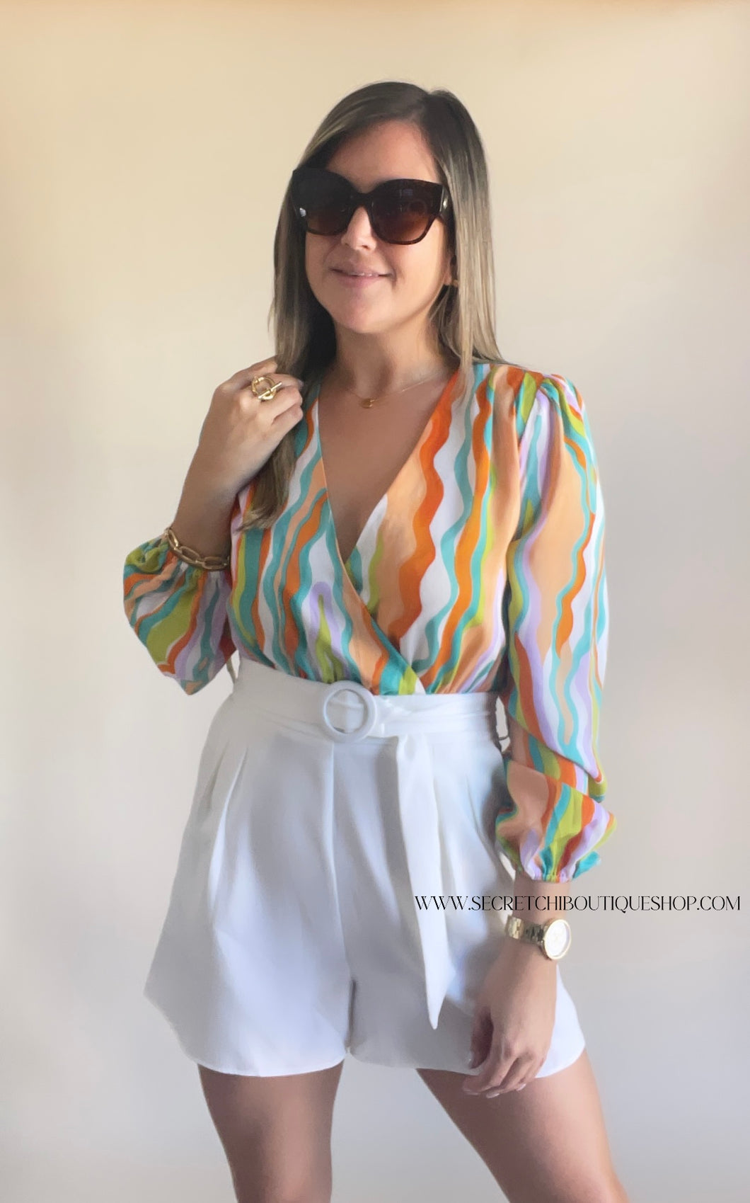 Abstract Color Romper