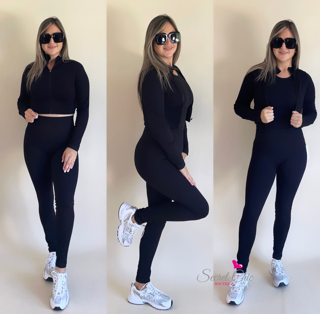 Fitnesschic Black Set