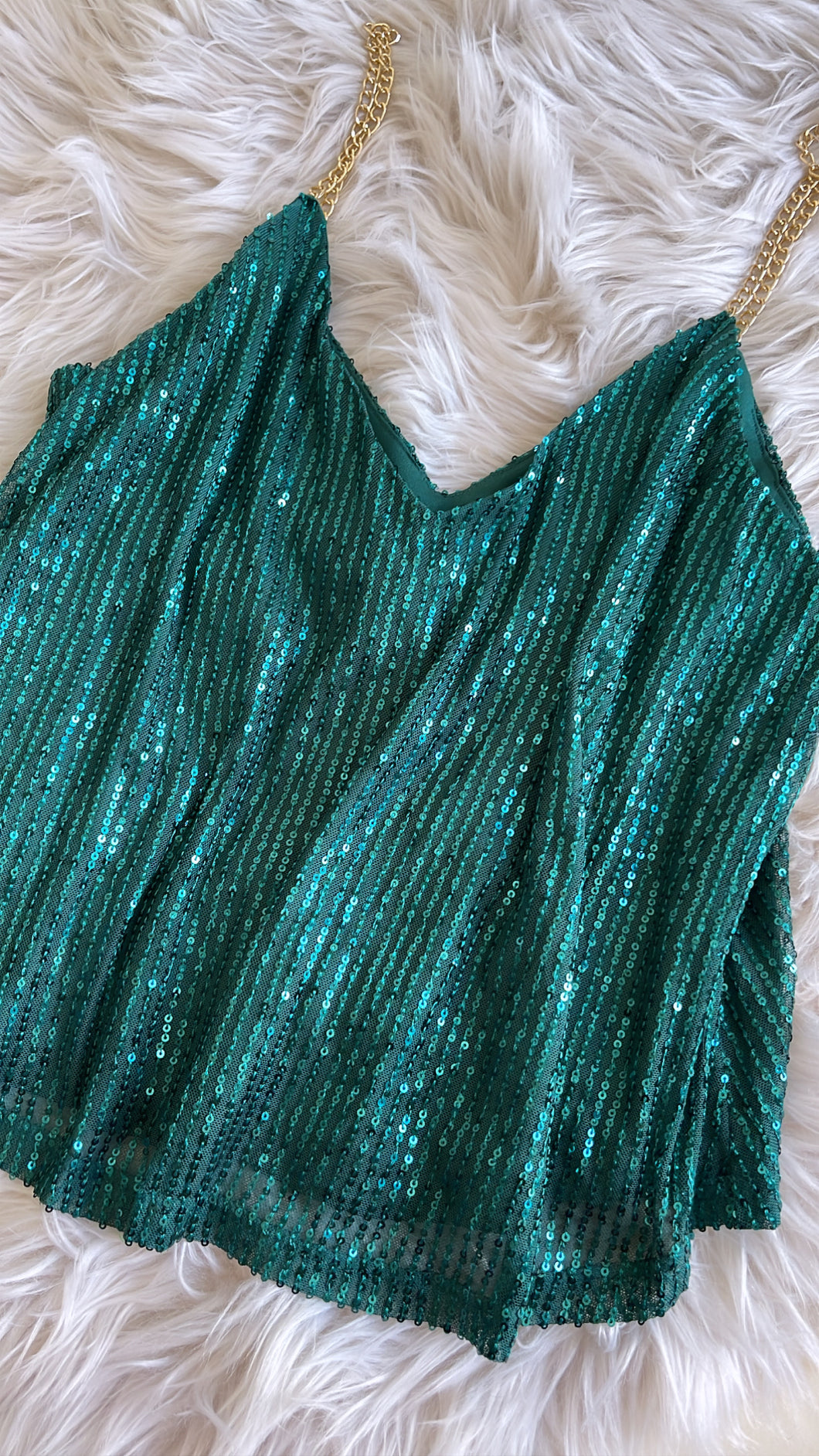 Esmeralda Sequin Top