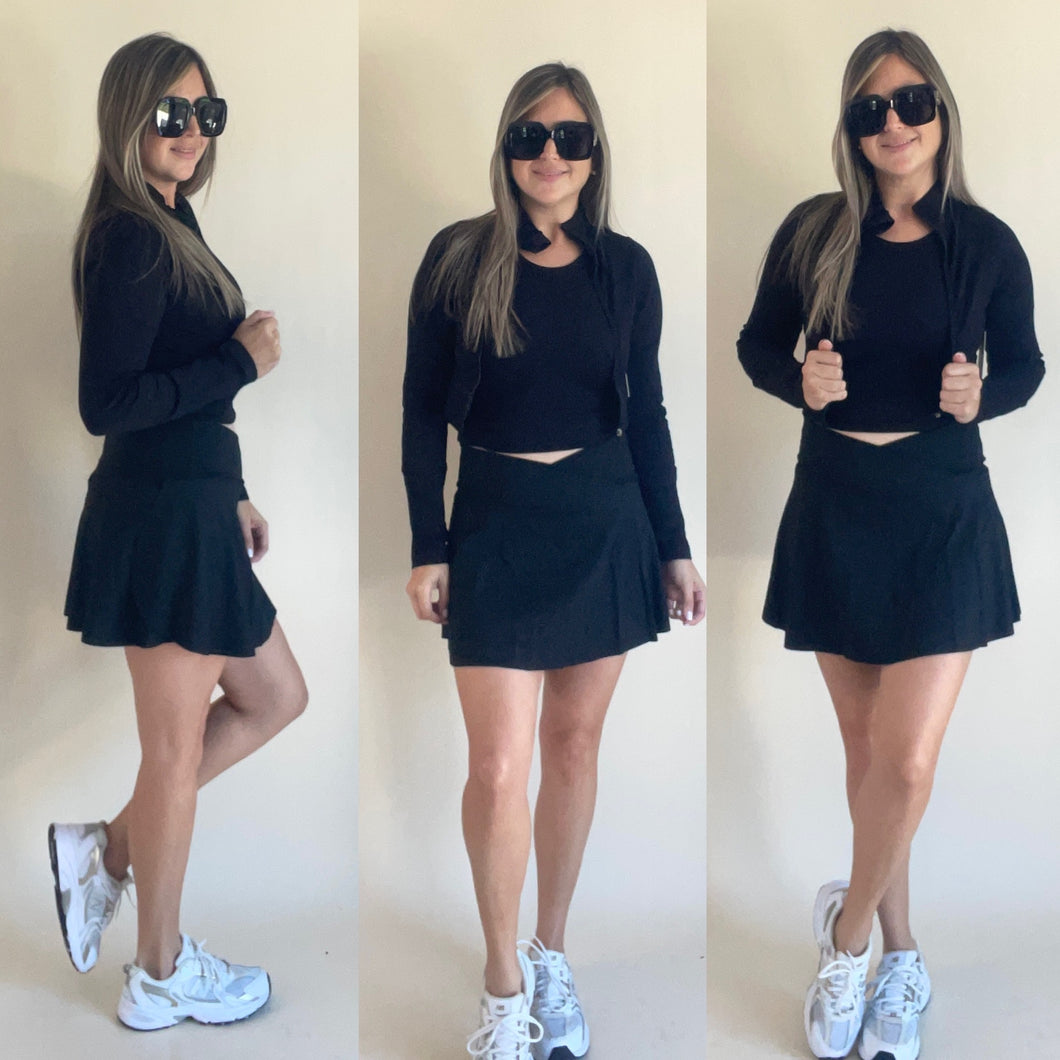 Fitnesschic Black Skort