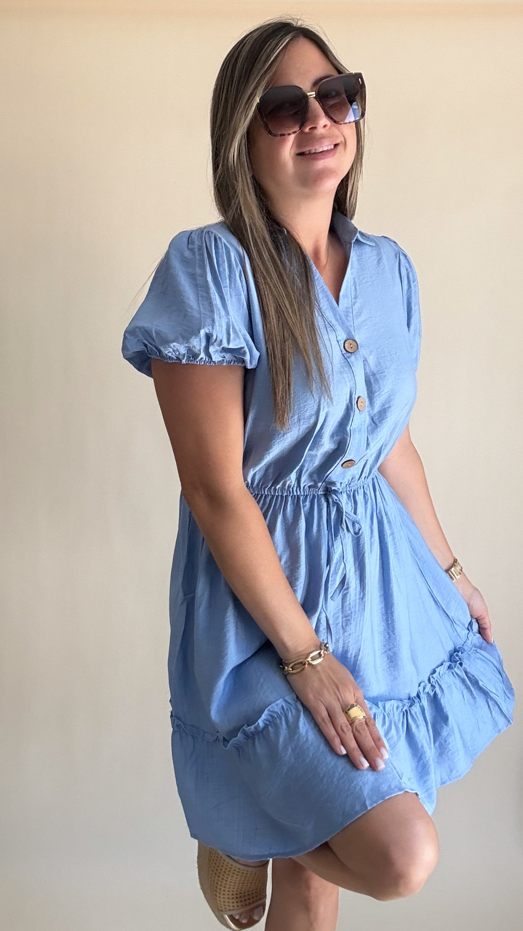 Blue Mini Dress