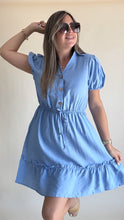 Load image into Gallery viewer, Blue Mini Dress
