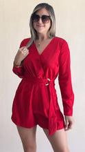 Cargar imagen en el visor de la galería, Red Satin Romper
